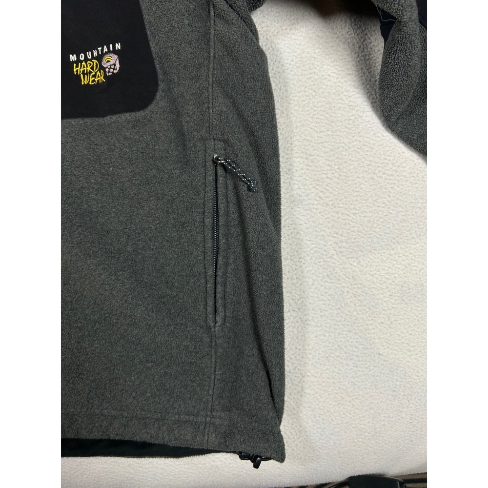 Mountain Hardwear Fleece Jacket Mens XL Gray Black Schoeller NanoSphere - Picture 6 of 8